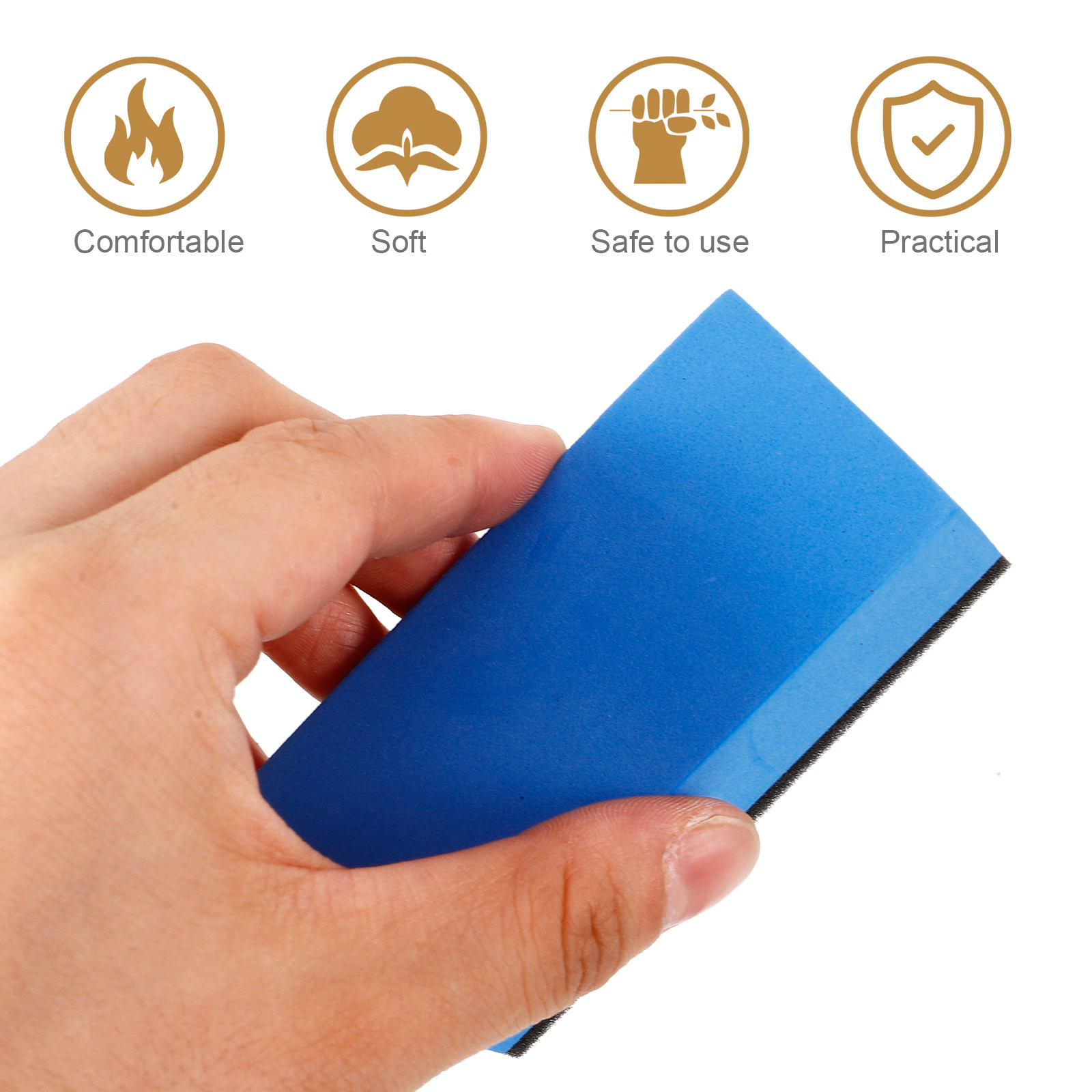 1Set Car Waxing Sponge Block L - огляд і ціна Wax Applicator Pad